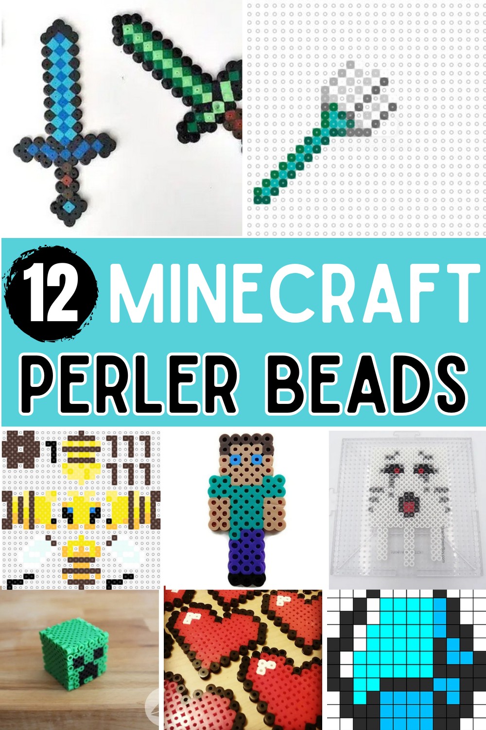 12 Minecraft Perler Bead Patterns Free DIY Crafts