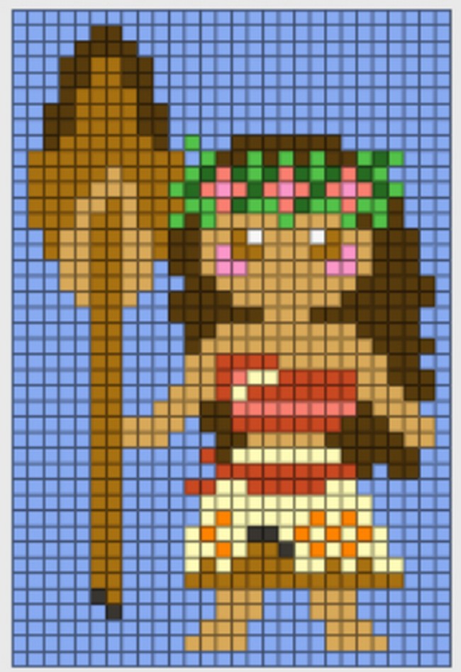 Snow White Princess Perler Beads Pattern - That Kids' Craft Site
