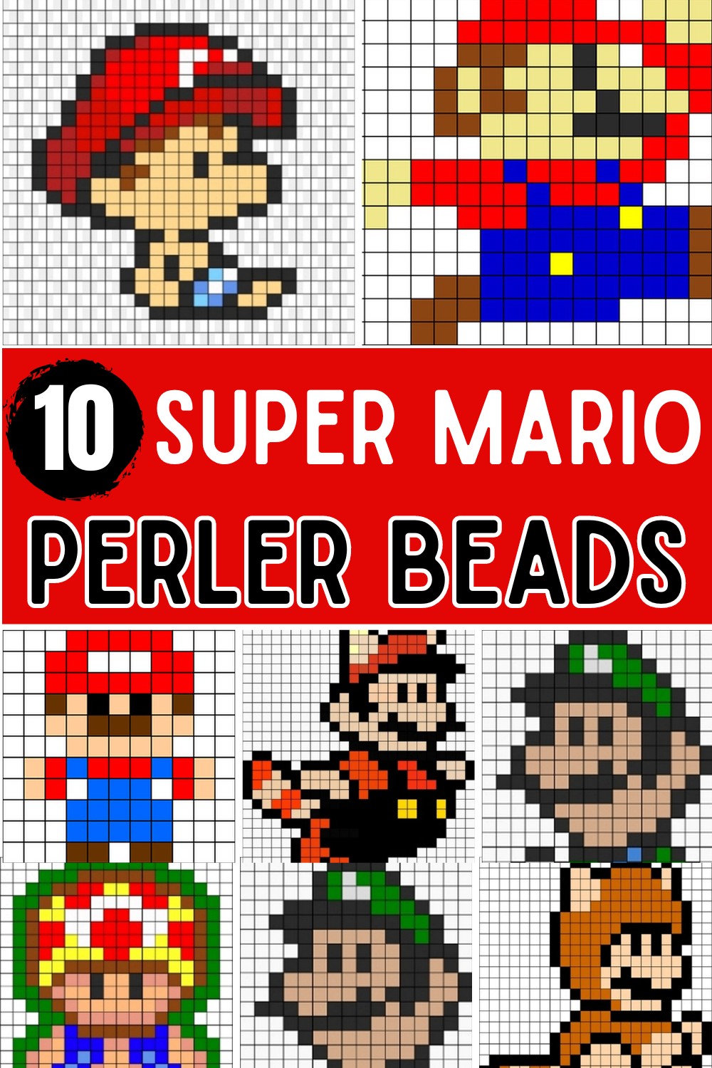 Super Mario Perler Bead Patterns