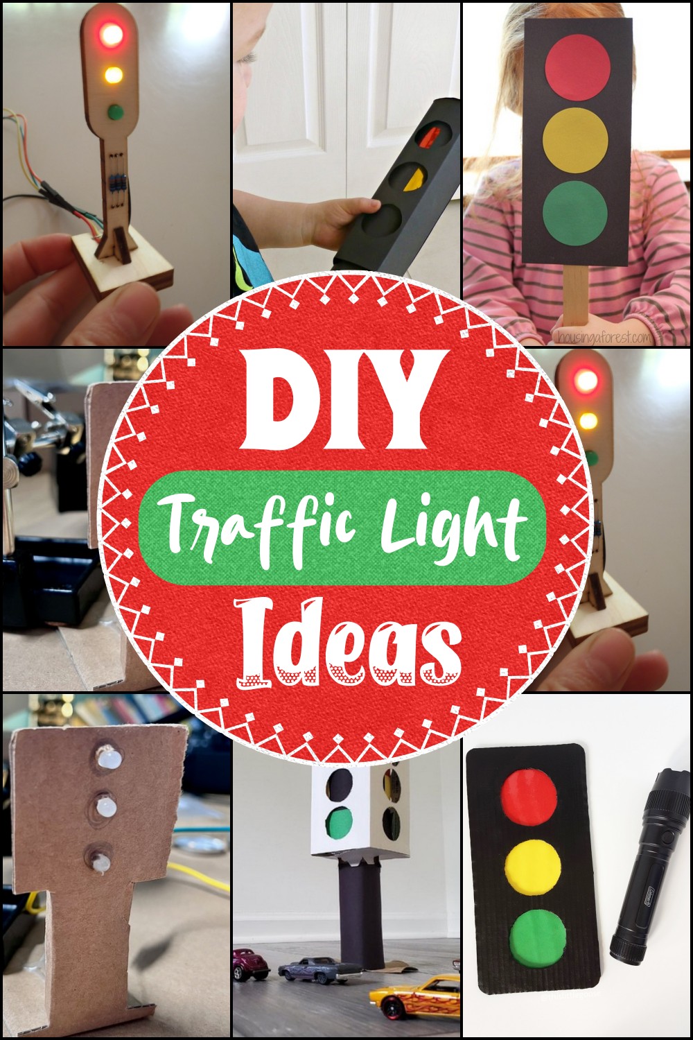 10 DIY Traffic Light Ideas For Kids Crafts