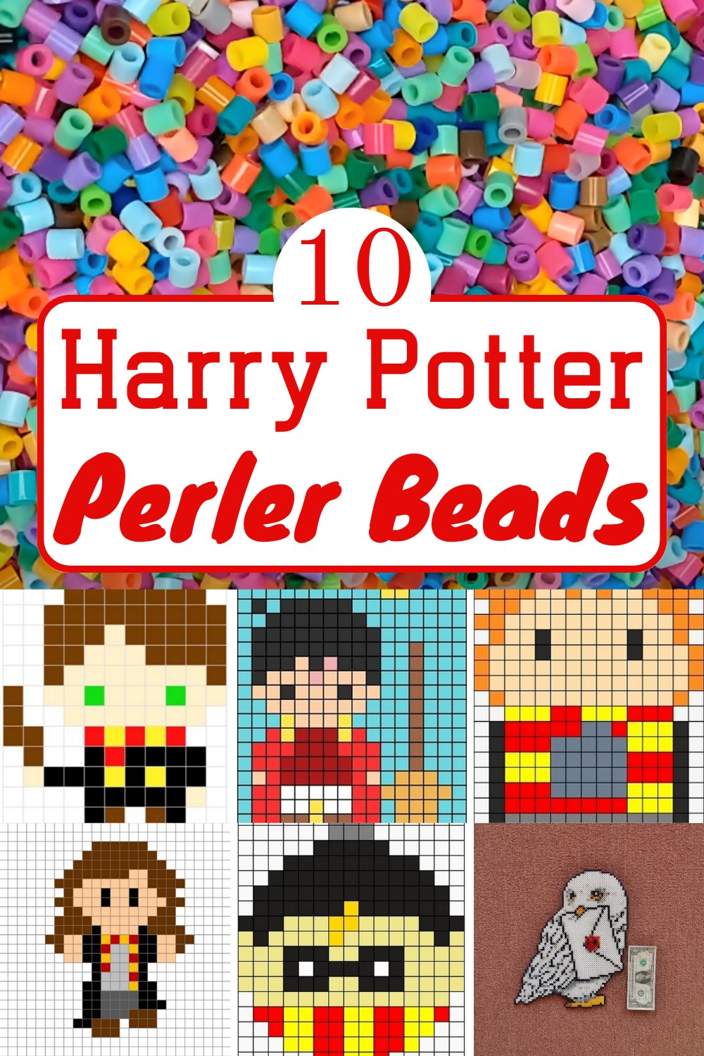 10 Harry Potter Perler Beads Patterns