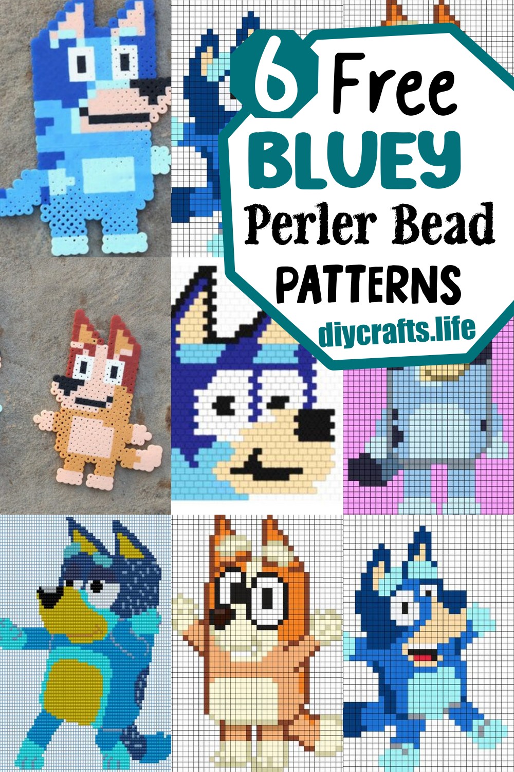 Bluey Perler Beads Patterns