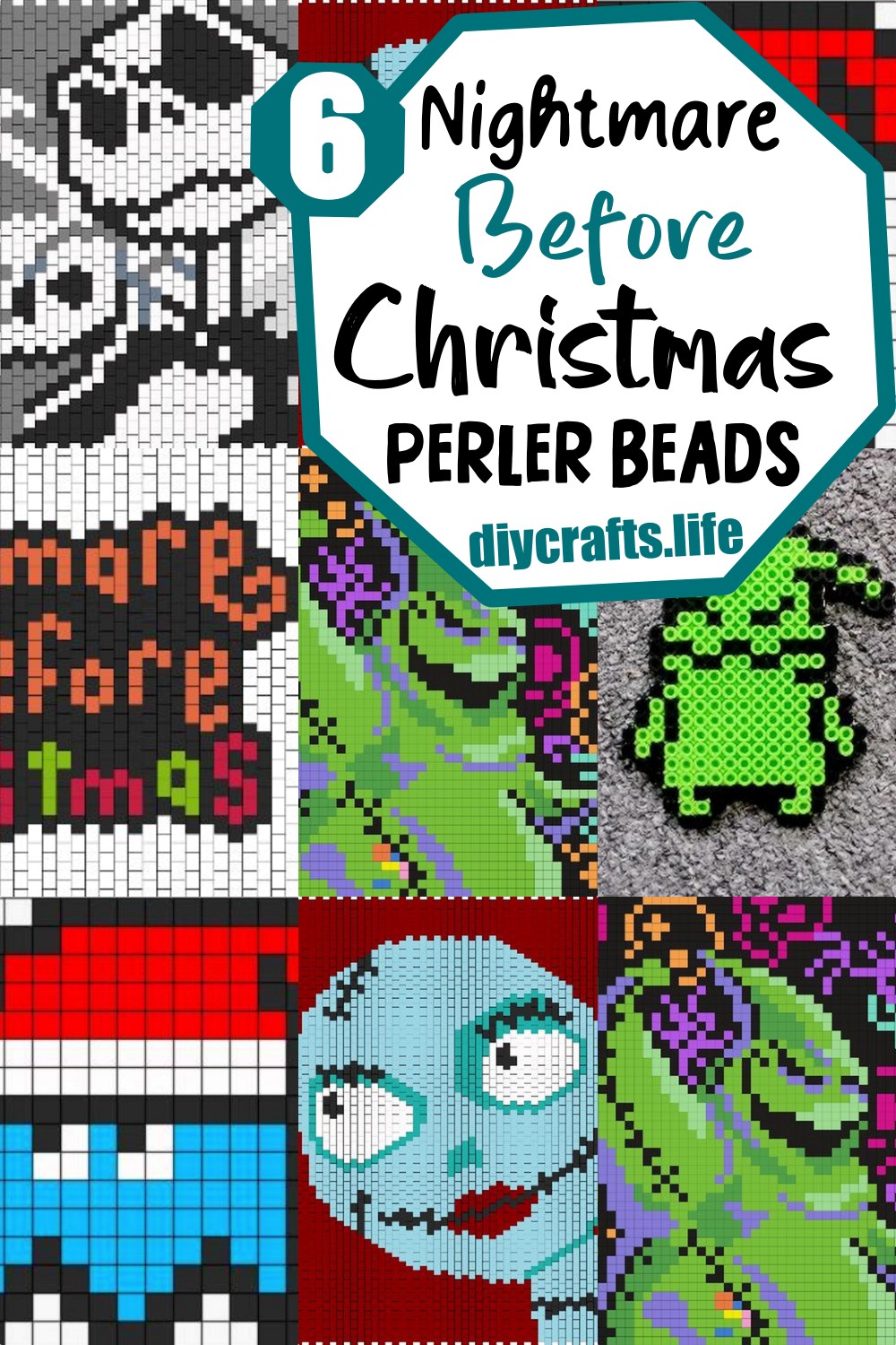 Nightmare Before Christmas Perler Beads