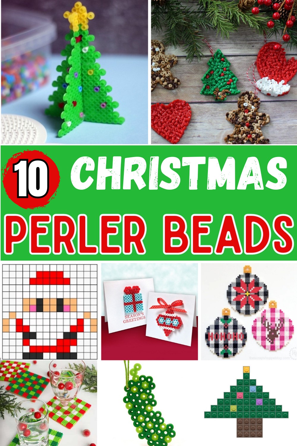 Christmas Perler Beads Patterns Free