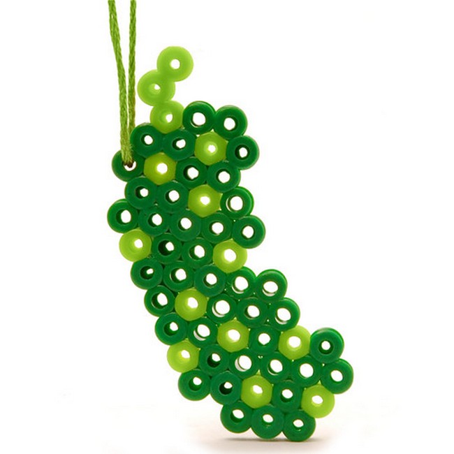 Christmas Pickle Perler Beads Pattern