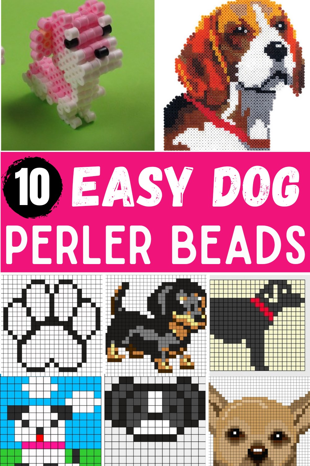 Dog Perler Beads Patterns Free