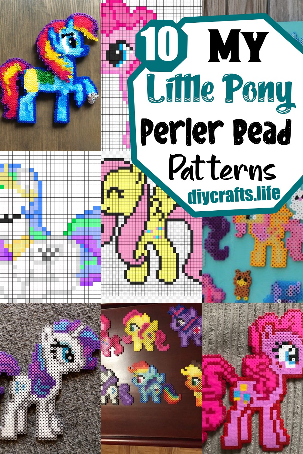 10 My Little Pony Perler Bead Patterns Free