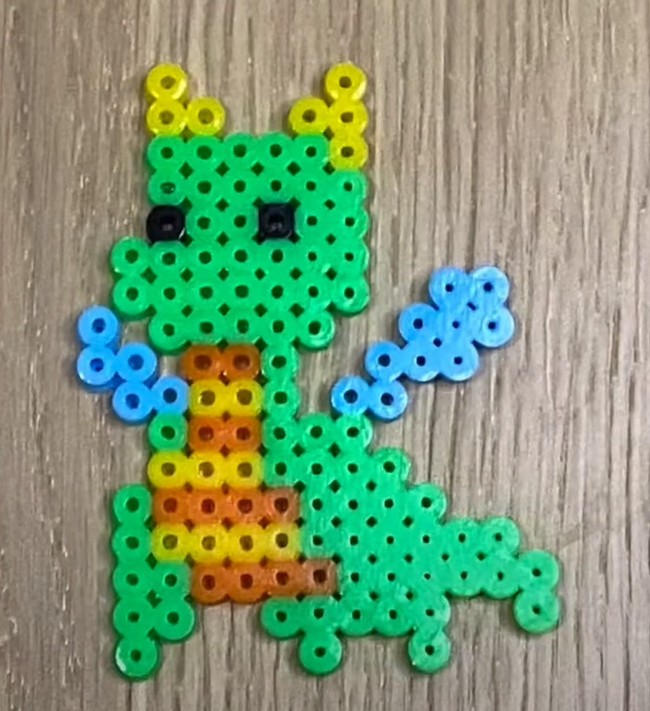 Small Dragon Perler Beads For Kids