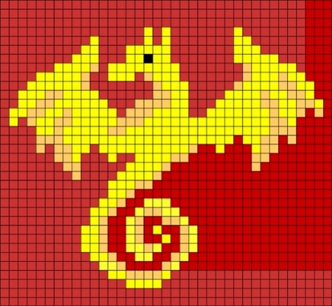 Yellow Dragon Pattern