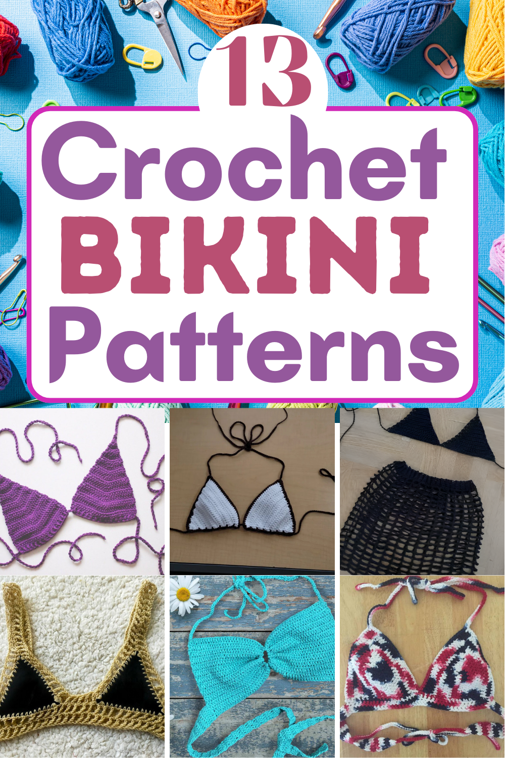 13 Free Crochet Bikini Patterns For Beginners