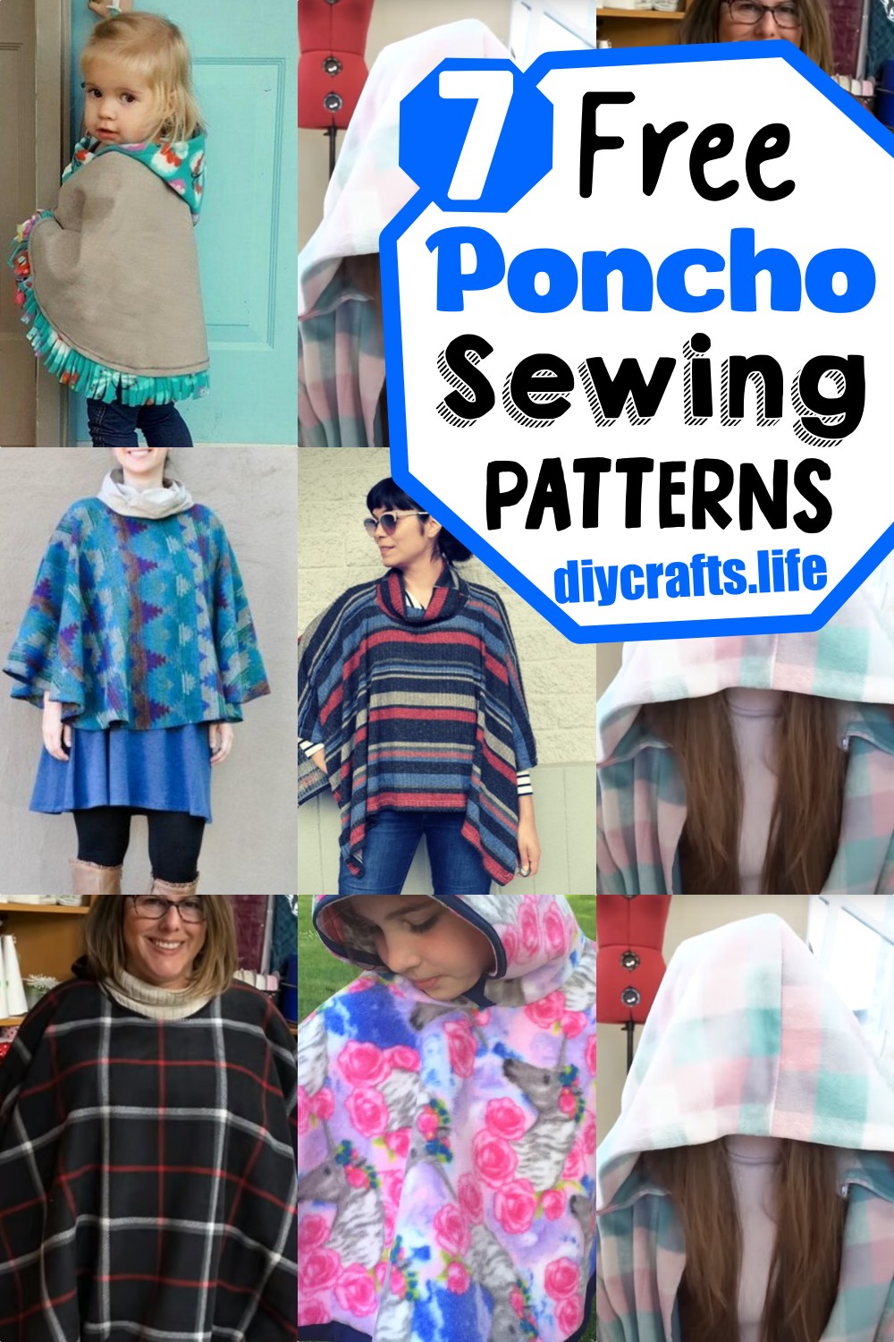 7 Poncho Sewing Patterns For Stylish Comfort