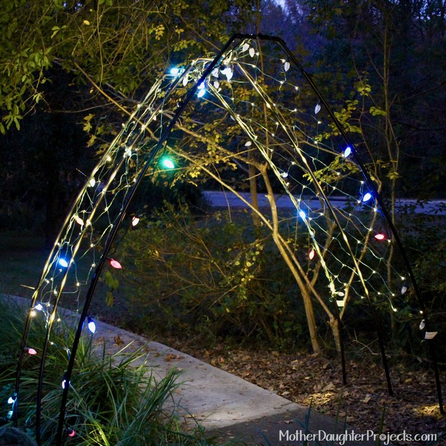 PVC Christmas Arch DIY