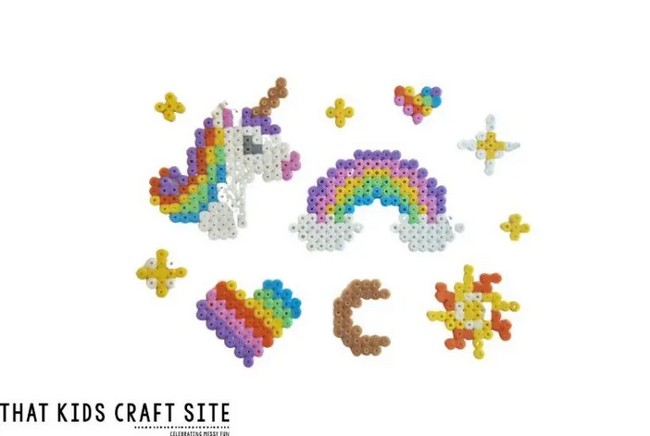 unicorn crafting idea in various colors
