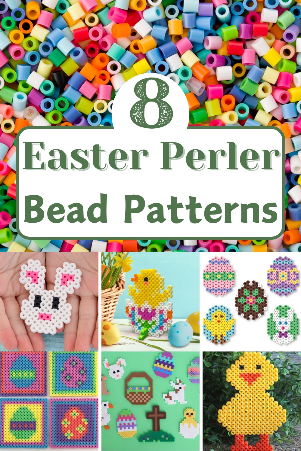 8 Easter Perler Bead Patterns