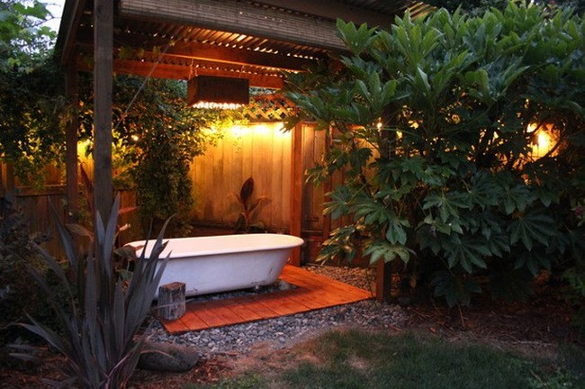 Backyard Hot Tub DIY