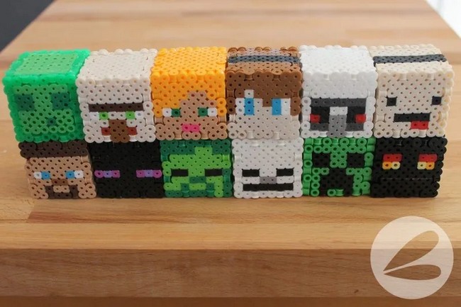 3d Minecraft Perler Bead Characters