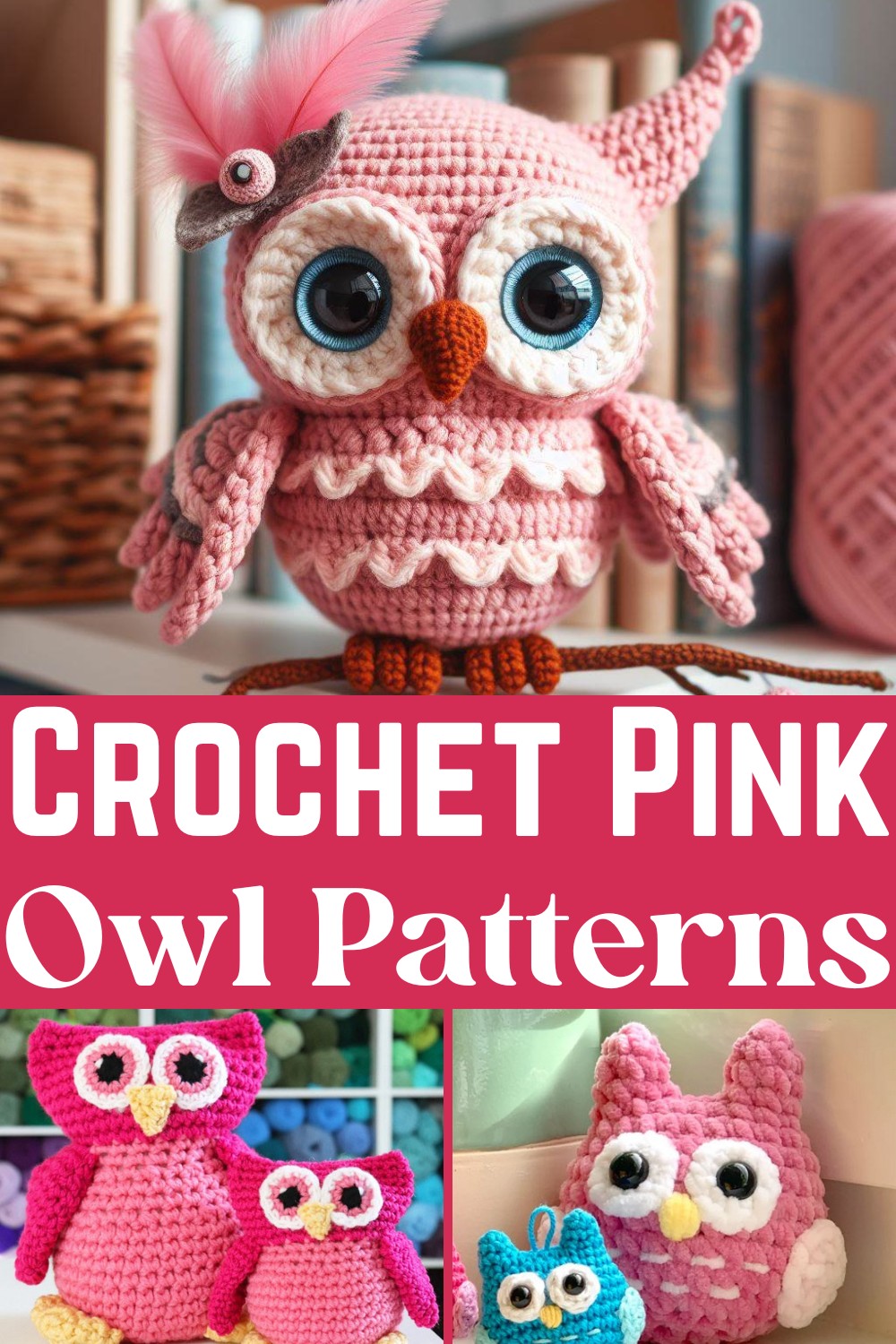 Crochet Pink Owl Patterns