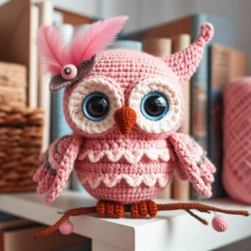 Crochet Pink Owl Patterns