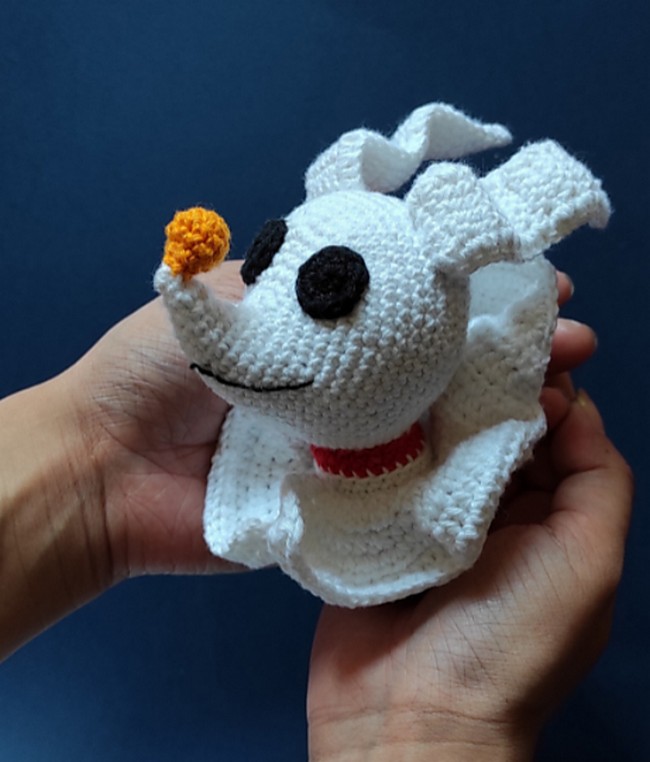 Crochet Zero The Ghost Dog Amigurumi Pattern