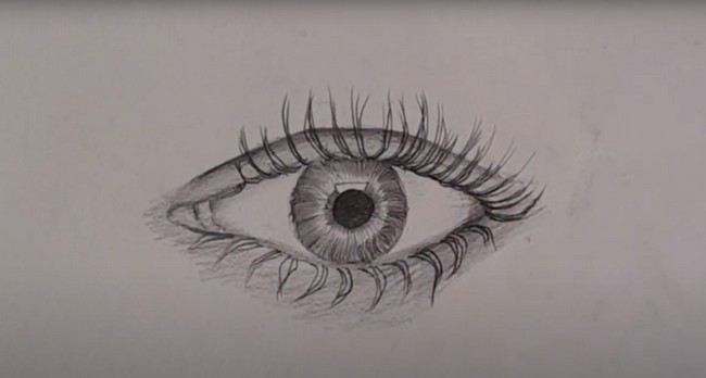 Easy way to draw a realistic eye