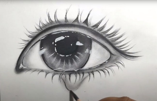 realistic eye drawing 