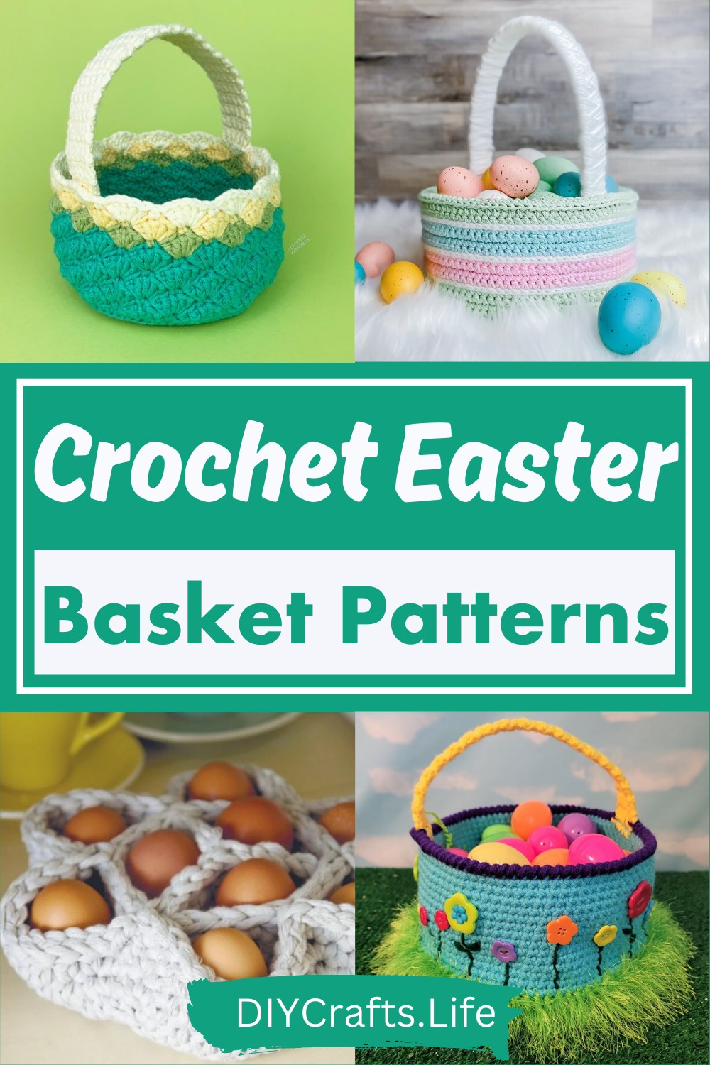 16 Crochet Easter Basket Patterns