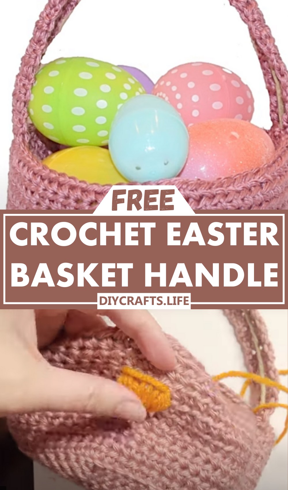 Crochet Easter Basket Handle