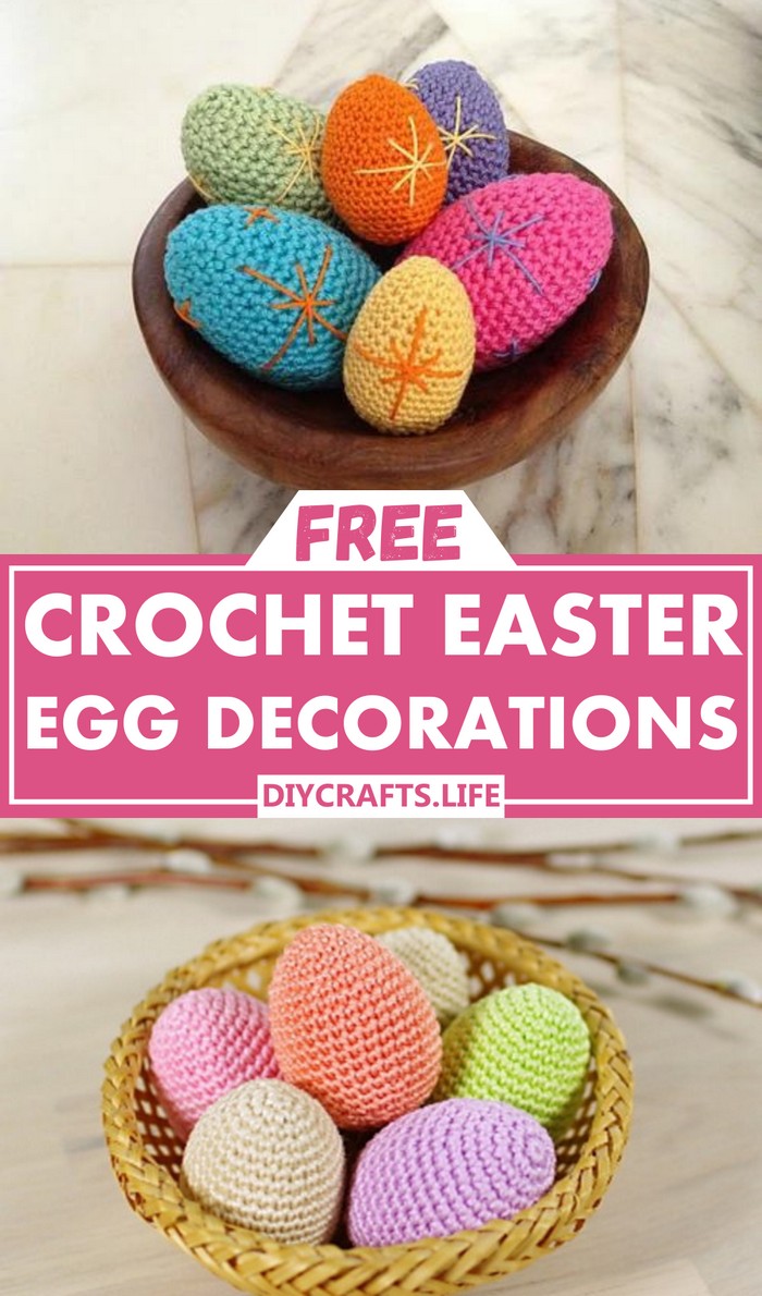 Crochet Easter Egg Decorations