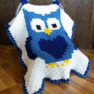 Crochet Owl Blanket