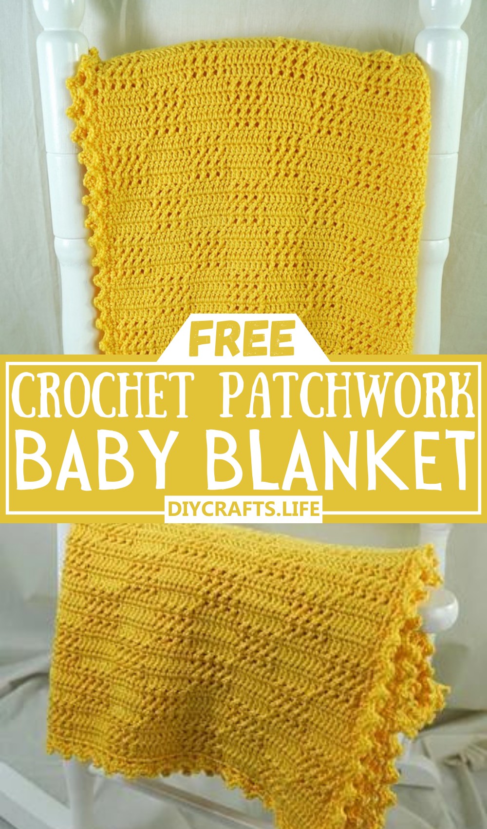 Crochet Patchwork Baby Blanket