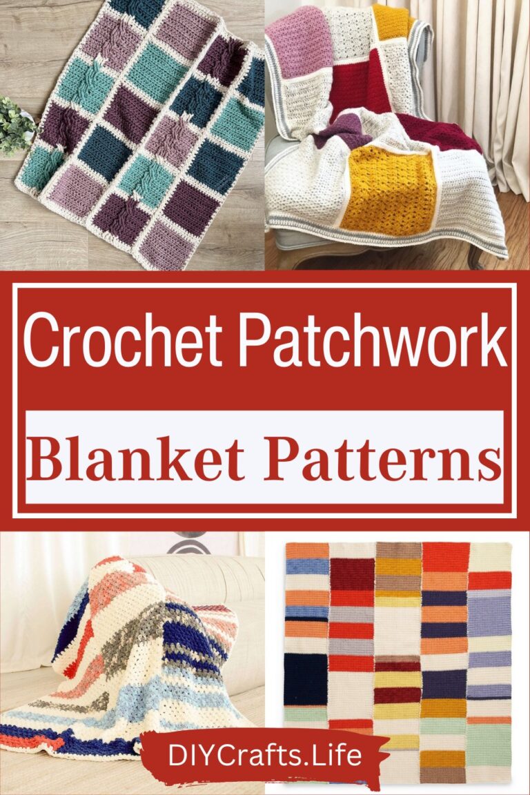 Free Crochet Patchwork Blanket Patterns DIY Crafts