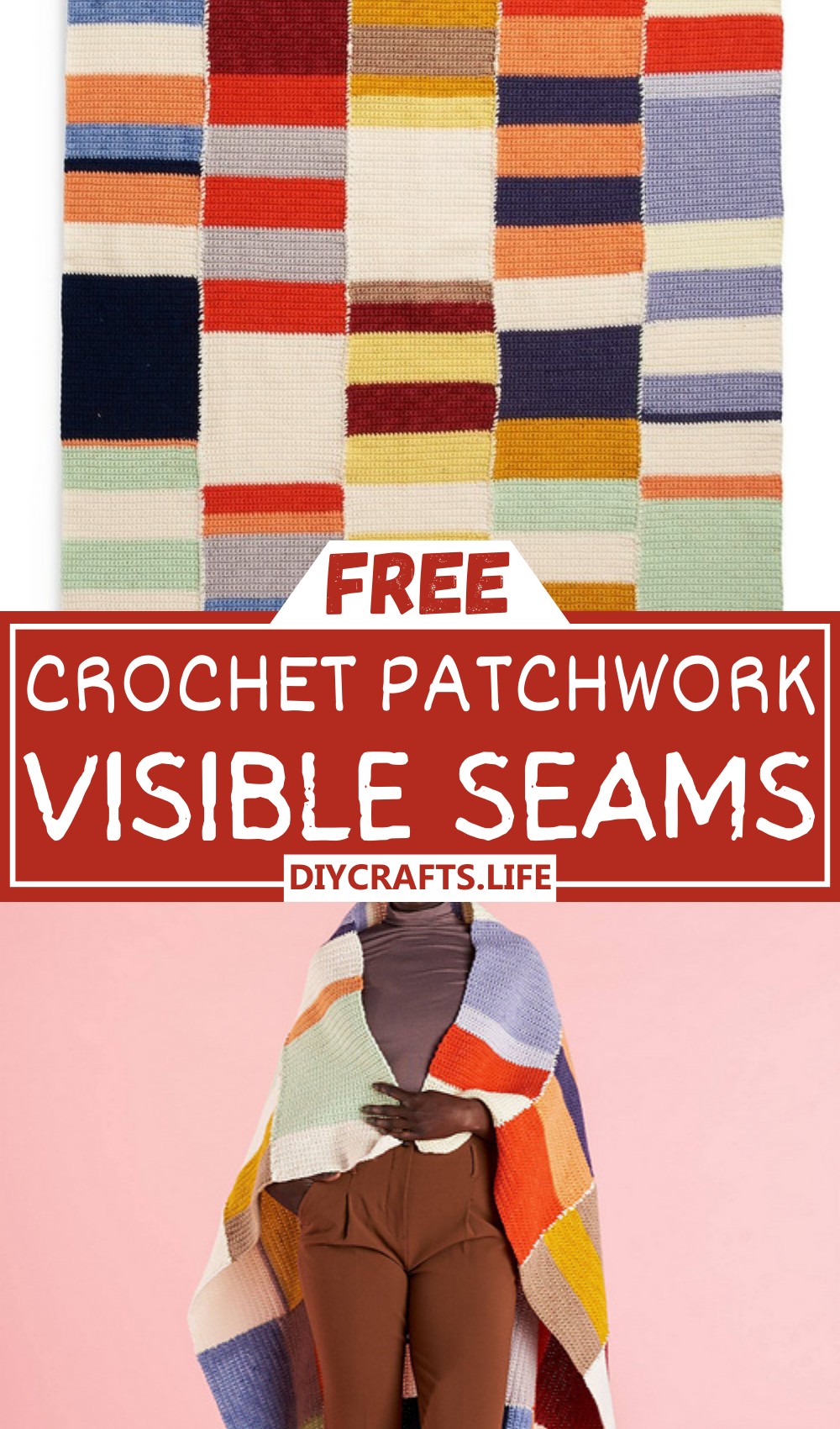 Crochet Patchwork With Visible Seams