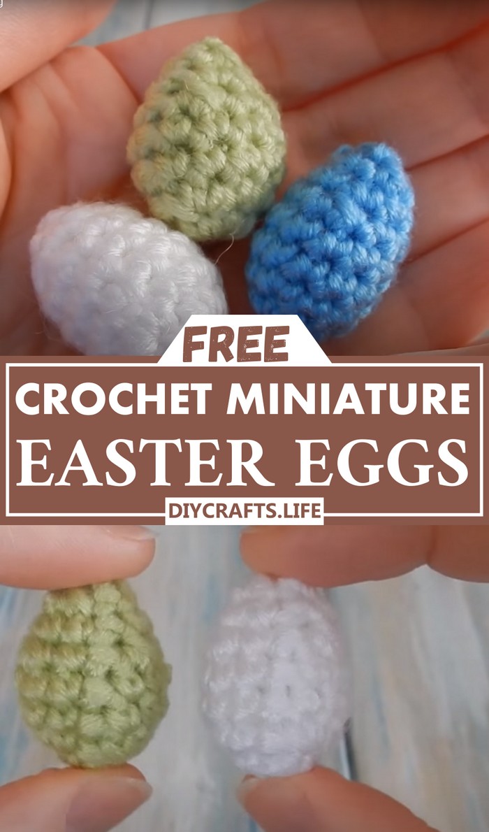 Miniature Crochet Easter Eggs