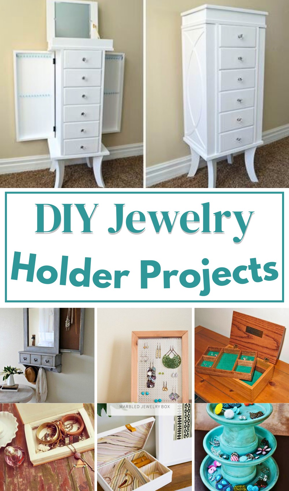 15 DIY Jewelry Box Plans - DIY Jewelry Holder Projects