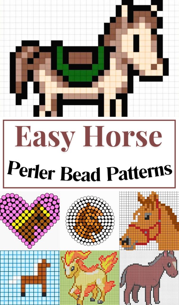 16 Easy Horse Perler Bead Patterns DIY Crafts 16 Easy Horse Perler Bead Patterns 602x1024