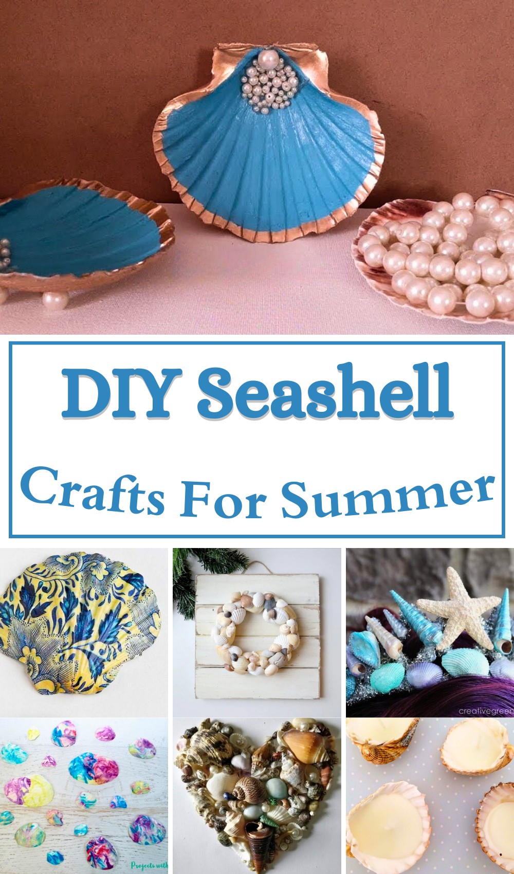 40 DIY Seashell Crafts To Make This Summer