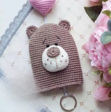 Crochet Bear With Heart Key Pattern Free