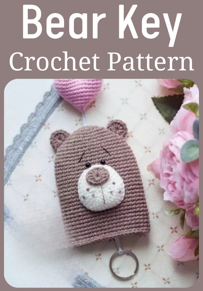 Crochet Bear With Heart Key Pattern