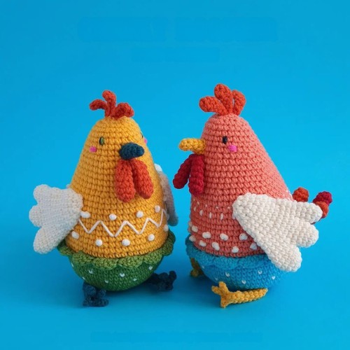 Crochet Cheeky Rooster Amigurumi Pattern