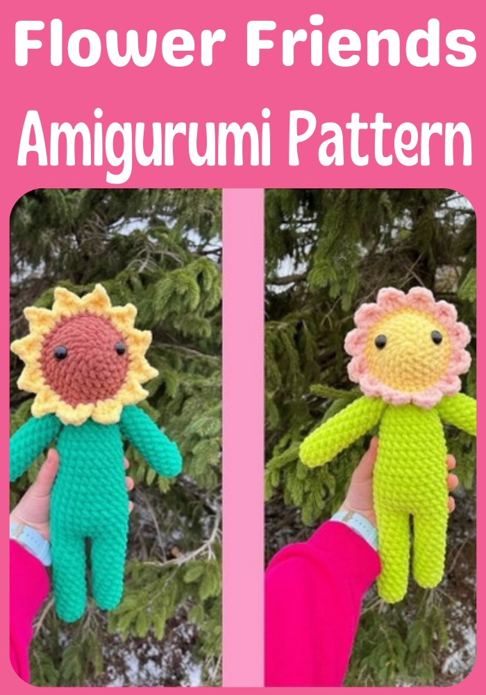 Crochet Flower Friends Amigurumi Pattern