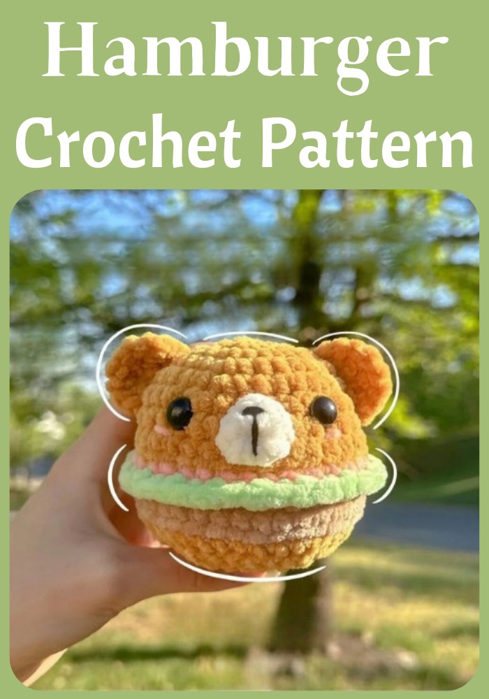 Crochet Hamburger Amigurumi