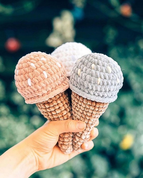 Crochet Ice Cream Amigurumi Pattern
