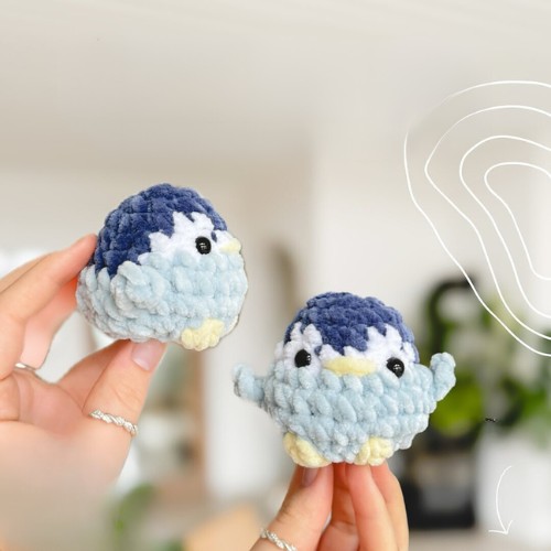 Crochet Mini Chubby Penguin Amigurumi Pattern