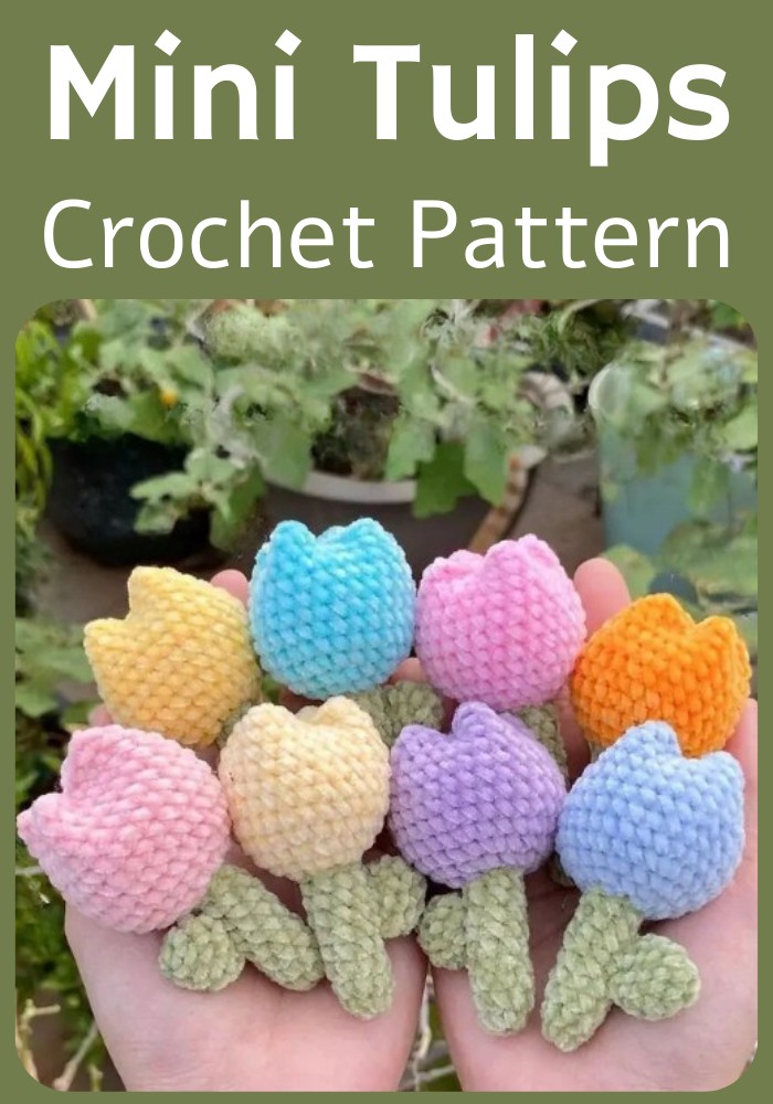 Crochet Mini Tulips Pattern