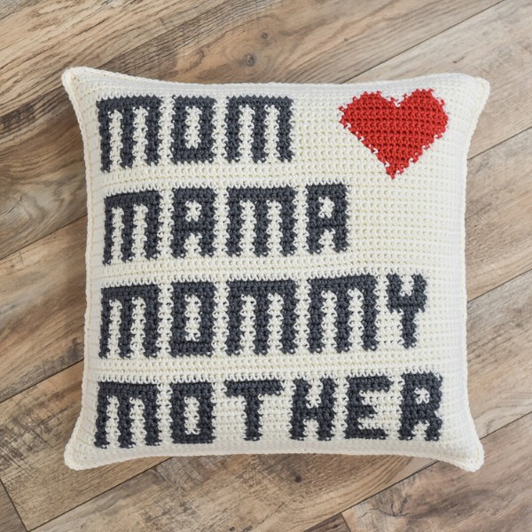 Crochet Mother's Day Pillow Pattern