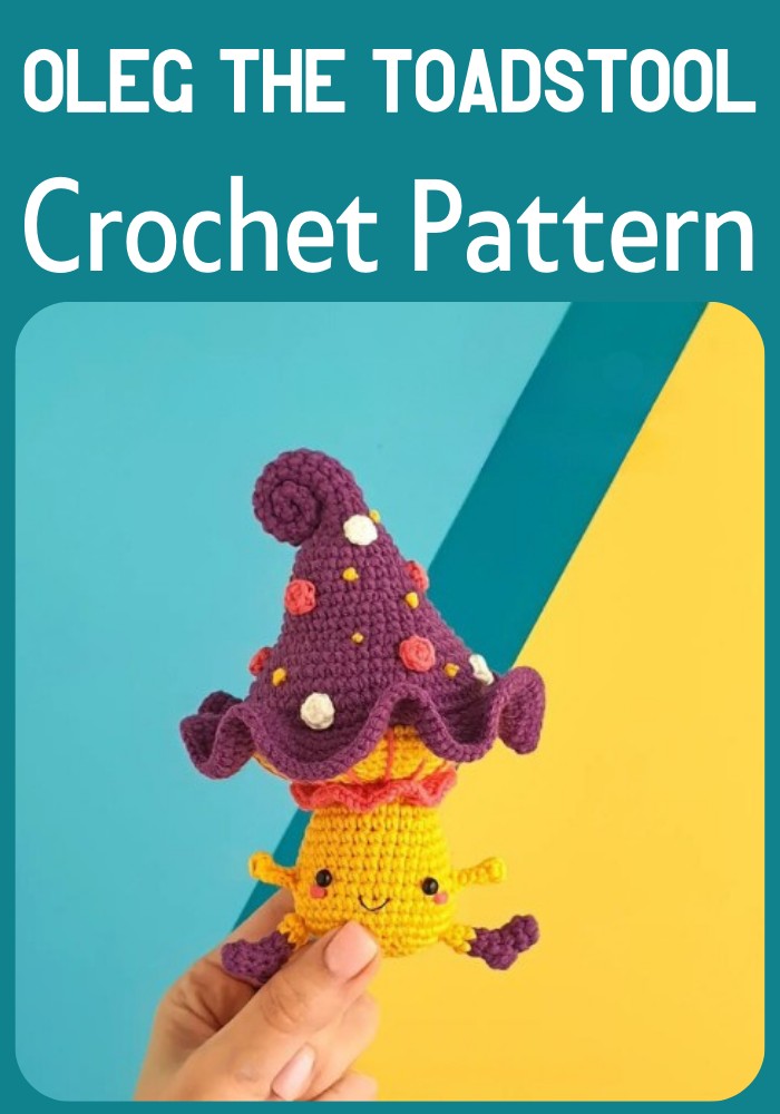 Crochet Oleg The Toadstool Amigurumi Pattern