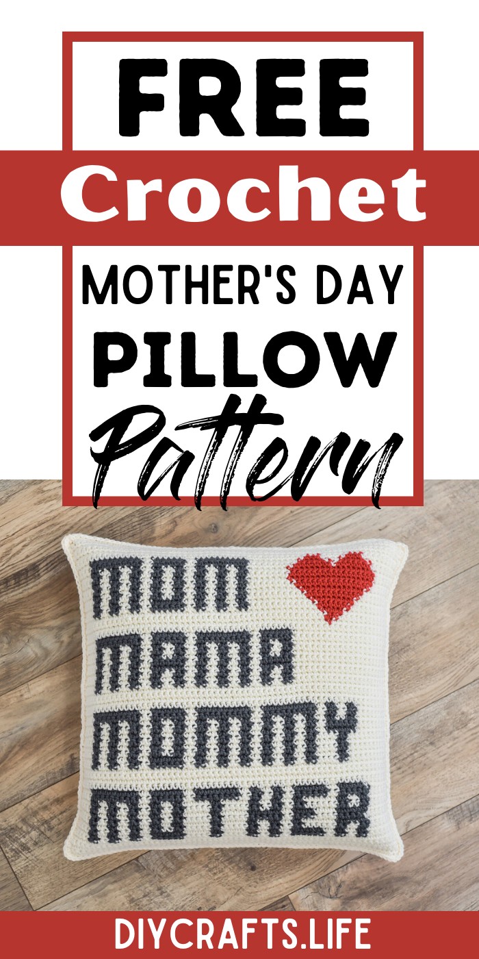 Free Crochet Mother's Day Pillow Pattern