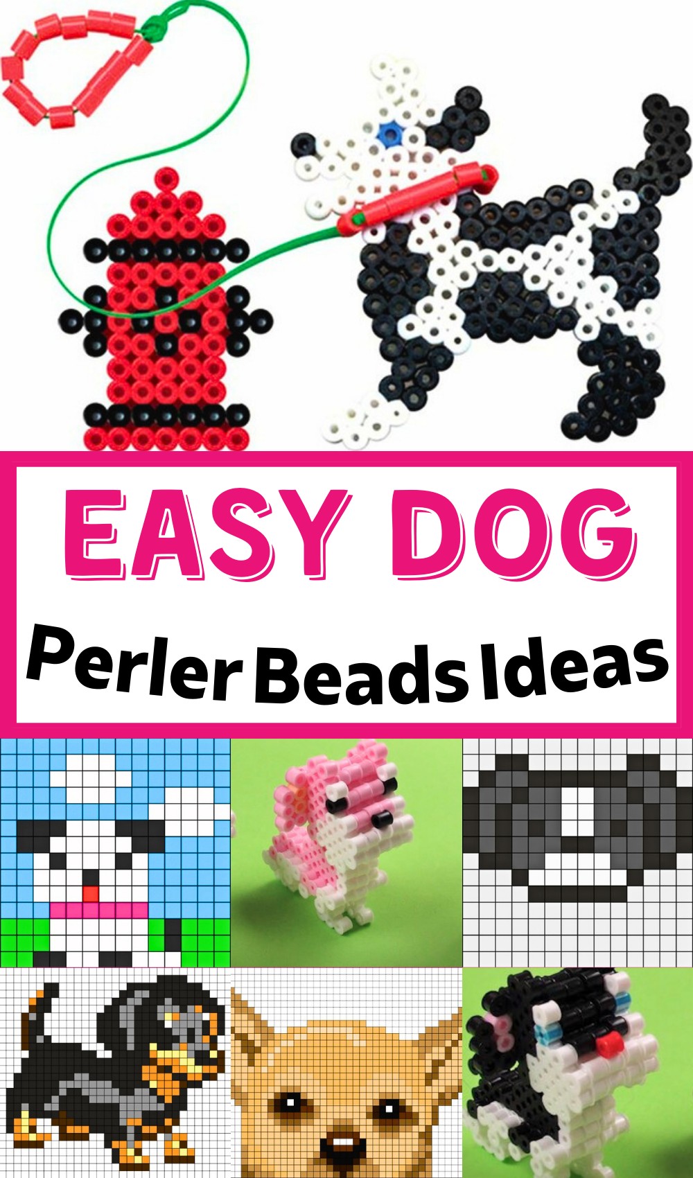 10 Dog Perler Beads Patterns Free