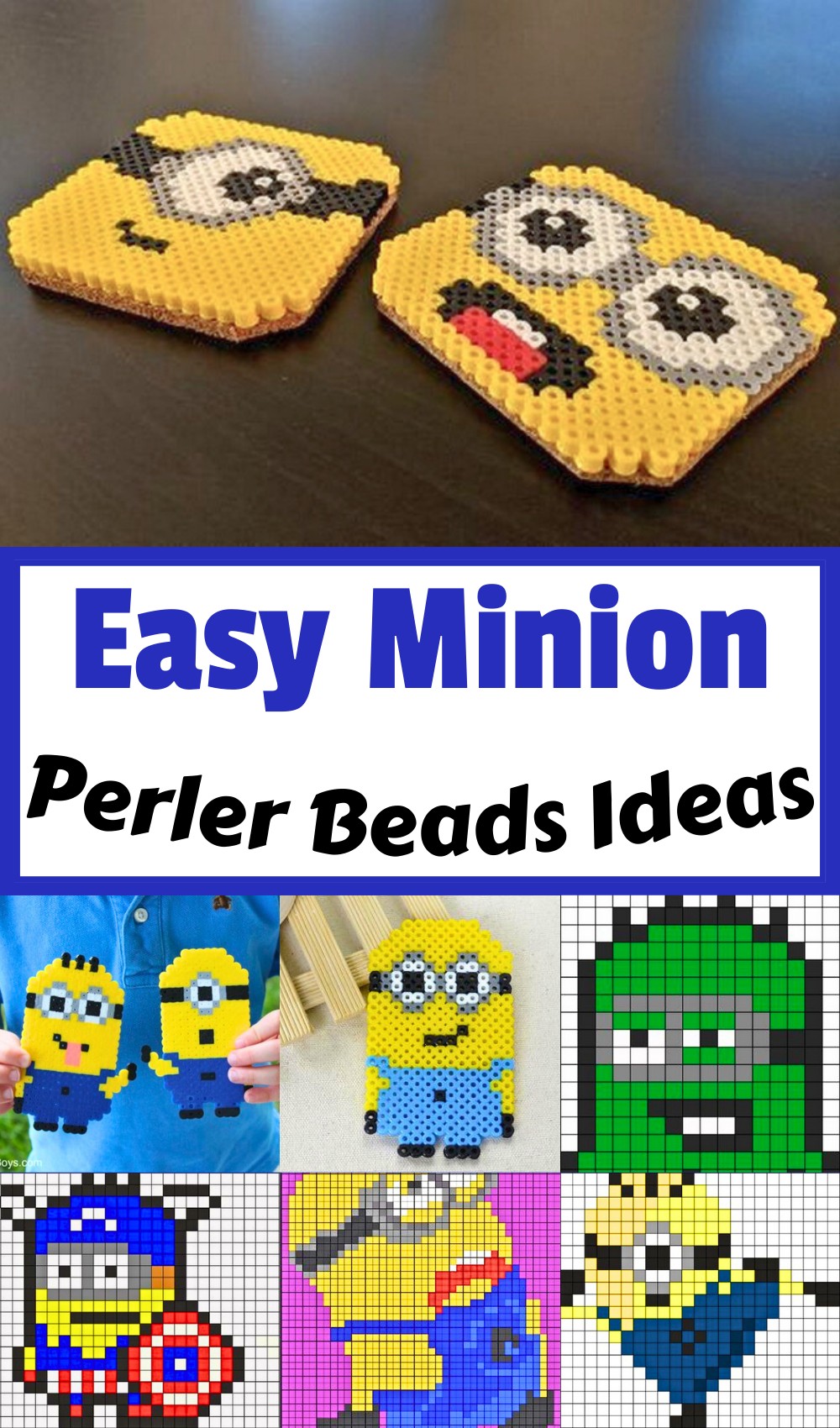 10 Minion Perler Beads For Hours Of Fun