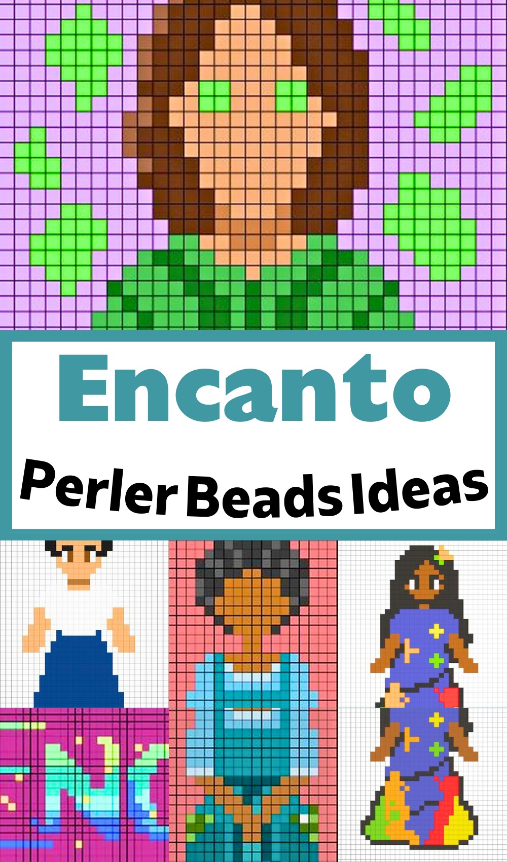 8 Encanto Perler Beads Patterns Free